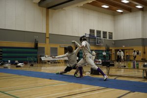 Foil final Daffyd Foster vs Caleb McIntosh