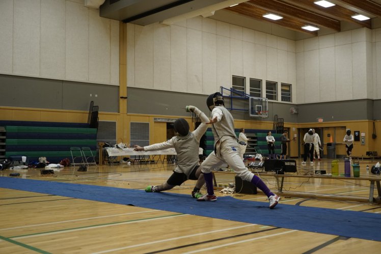 Foil final Daffyd Foster vs Caleb McIntosh