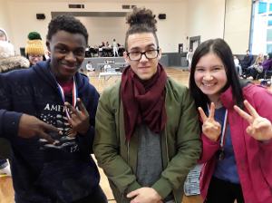 medals from TFA youth tournament Dec 2019